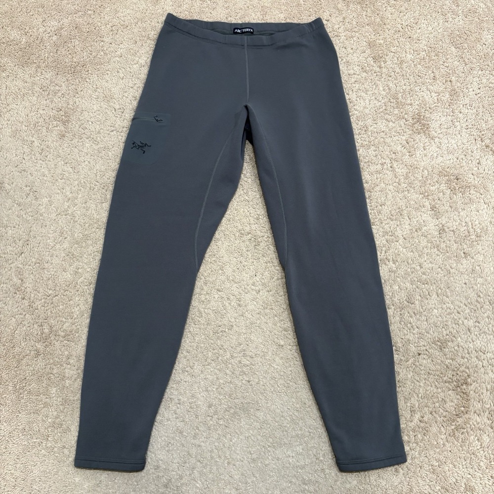 Vintage Arc'teryx Polartec Fleece Sweatpants Men's Large Gray Outdoor Activewear